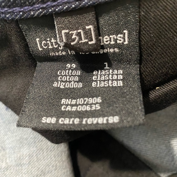 NWT City Of Others || Woman’s Wide Leg blue Jeans.size 31Wx 33.5L - Picture 11 of 11